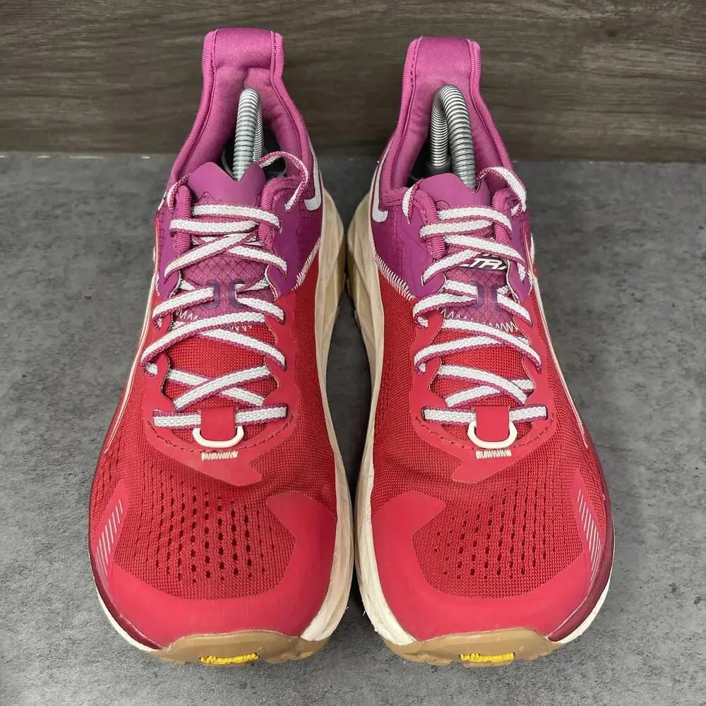 Altra Olympus Trail 5 Running Shoes Womens Size 8 Athletic Sneakers Red Purple - Picture 3 of 11